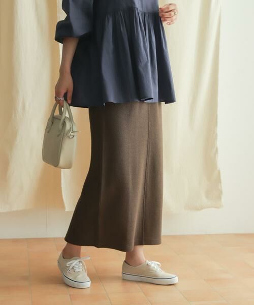 URBAN RESEARCH DOORS / アーバンリサーチ ドアーズ スカート | 『セットアップ対応』ブークレカットストレートスカート | 詳細7