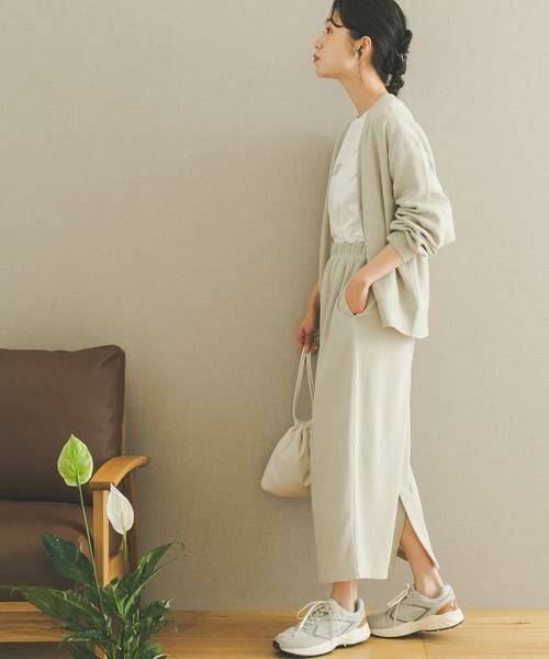 URBAN RESEARCH DOORS / アーバンリサーチ ドアーズ スカート | 『セットアップ対応』ブークレカットストレートスカート | 詳細29