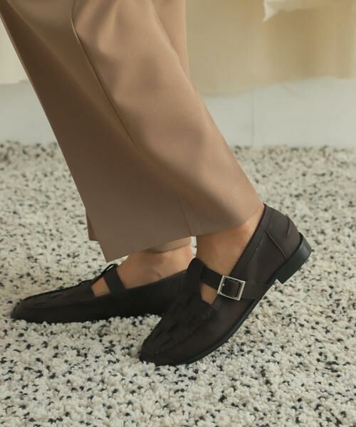 URBAN RESEARCH DOORS / アーバンリサーチ ドアーズ シューズ | メッシュTストラップシューズ | 詳細1