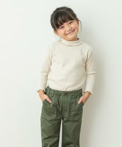 URBAN RESEARCH DOORS / アーバンリサーチ ドアーズ トップス | メローフリルリブタートルネックTシャツ(KIDS)