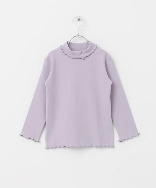 URBAN RESEARCH DOORS / アーバンリサーチ ドアーズ トップス | メローフリルリブタートルネックTシャツ(KIDS) | 詳細11