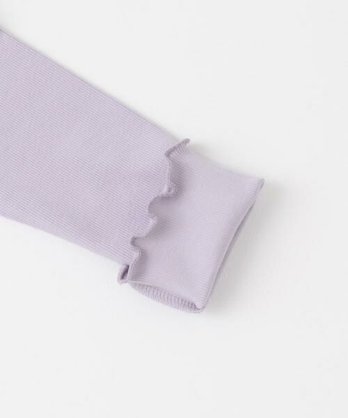 URBAN RESEARCH DOORS / アーバンリサーチ ドアーズ トップス | メローフリルリブタートルネックTシャツ(KIDS) | 詳細13