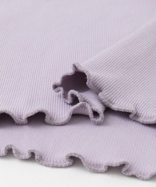 URBAN RESEARCH DOORS / アーバンリサーチ ドアーズ トップス | メローフリルリブタートルネックTシャツ(KIDS) | 詳細14