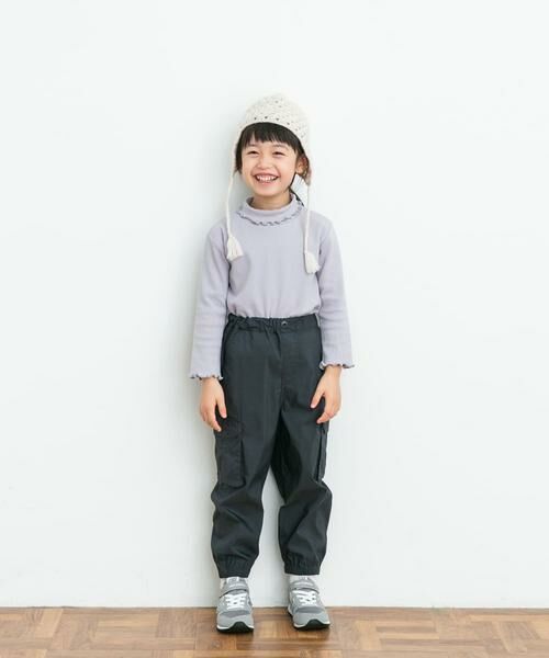URBAN RESEARCH DOORS / アーバンリサーチ ドアーズ トップス | メローフリルリブタートルネックTシャツ(KIDS) | 詳細4