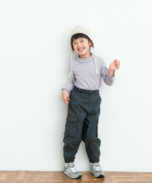URBAN RESEARCH DOORS / アーバンリサーチ ドアーズ トップス | メローフリルリブタートルネックTシャツ(KIDS) | 詳細5