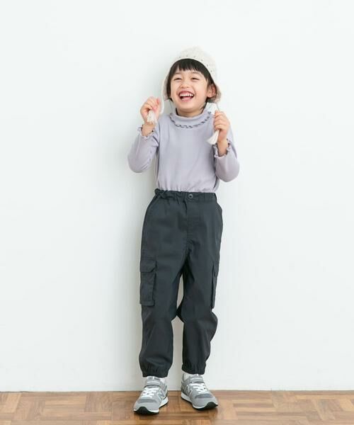 URBAN RESEARCH DOORS / アーバンリサーチ ドアーズ トップス | メローフリルリブタートルネックTシャツ(KIDS) | 詳細6