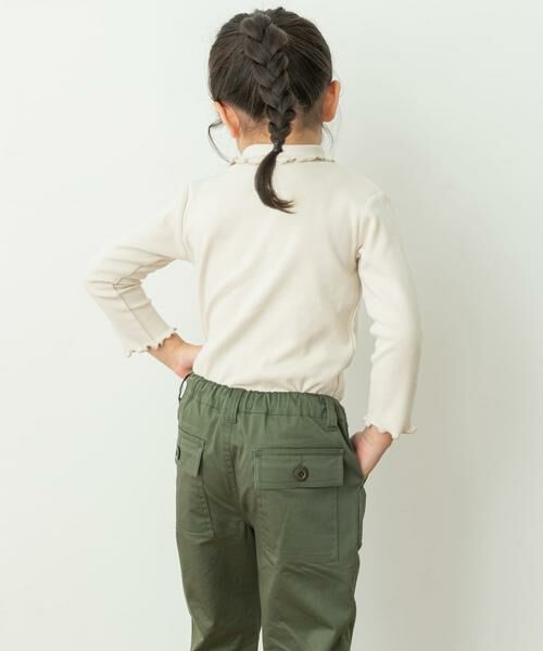URBAN RESEARCH DOORS / アーバンリサーチ ドアーズ トップス | メローフリルリブタートルネックTシャツ(KIDS) | 詳細16