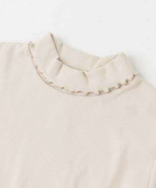 URBAN RESEARCH DOORS / アーバンリサーチ ドアーズ トップス | メローフリルリブタートルネックTシャツ(KIDS) | 詳細23