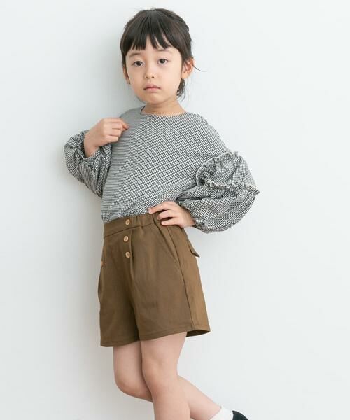 URBAN RESEARCH DOORS / アーバンリサーチ ドアーズ その他パンツ | ストレッチタックキュロット(KIDS) | 詳細2