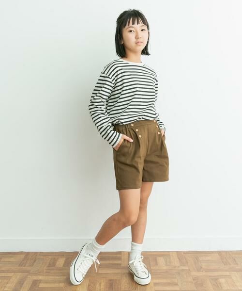 URBAN RESEARCH DOORS / アーバンリサーチ ドアーズ その他パンツ | ストレッチタックキュロット(KIDS) | 詳細6