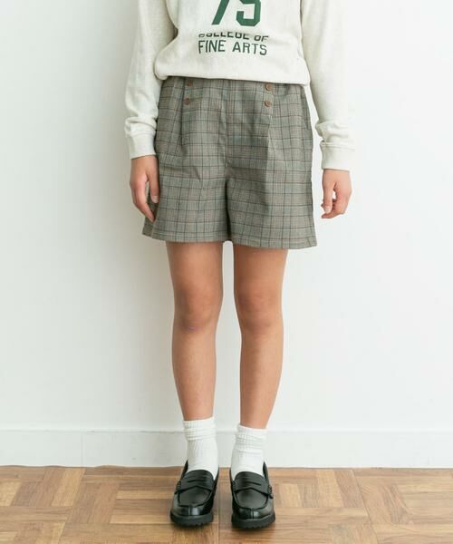 URBAN RESEARCH DOORS / アーバンリサーチ ドアーズ その他パンツ | ストレッチタックキュロット(KIDS) | 詳細25