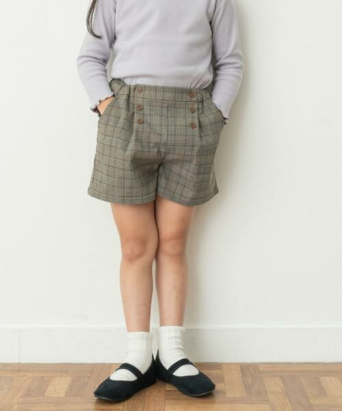 URBAN RESEARCH DOORS / アーバンリサーチ ドアーズ その他パンツ | ストレッチタックキュロット(KIDS) | 詳細22