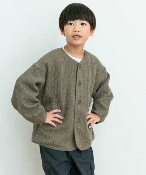 URBAN RESEARCH DOORS / アーバンリサーチ ドアーズ アウター | 『親子リンク』キルトノーカラージャケット(KIDS) | 詳細7