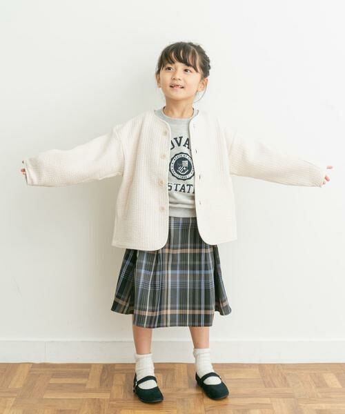 URBAN RESEARCH DOORS / アーバンリサーチ ドアーズ アウター | 『親子リンク』キルトノーカラージャケット(KIDS) | 詳細20