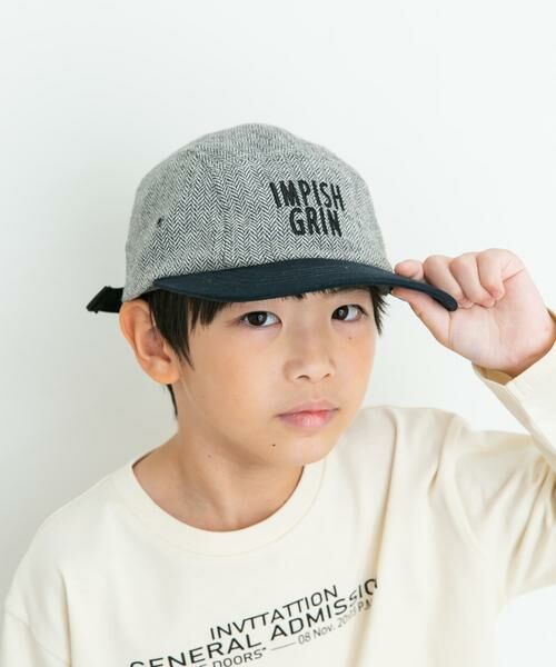 URBAN RESEARCH DOORS / アーバンリサーチ ドアーズ 服飾雑貨 | ヘリンボーン配色ロゴキャップ(KIDS) | 詳細1