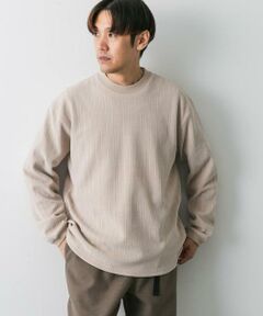 URBAN RESEARCH DOORS / アーバンリサーチ ドアーズ Tシャツ | ジャガードコーデュロイプルオーバー