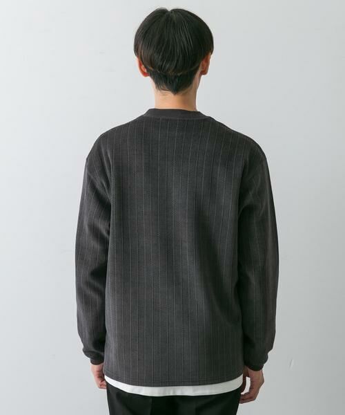 URBAN RESEARCH DOORS / アーバンリサーチ ドアーズ Tシャツ | ジャガードコーデュロイプルオーバー | 詳細10