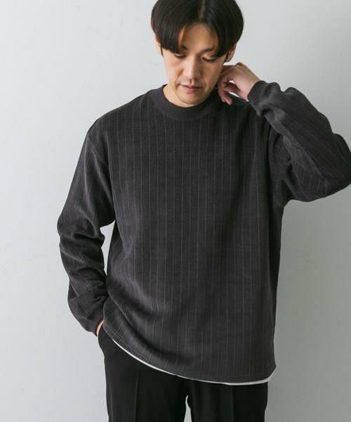URBAN RESEARCH DOORS / アーバンリサーチ ドアーズ Tシャツ | ジャガードコーデュロイプルオーバー | 詳細2