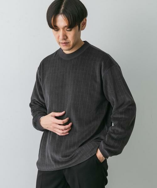 URBAN RESEARCH DOORS / アーバンリサーチ ドアーズ Tシャツ | ジャガードコーデュロイプルオーバー | 詳細3