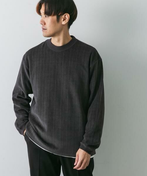 URBAN RESEARCH DOORS / アーバンリサーチ ドアーズ Tシャツ | ジャガードコーデュロイプルオーバー | 詳細4