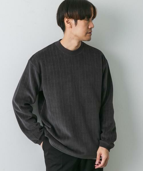 URBAN RESEARCH DOORS / アーバンリサーチ ドアーズ Tシャツ | ジャガードコーデュロイプルオーバー | 詳細5