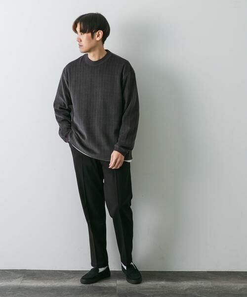 URBAN RESEARCH DOORS / アーバンリサーチ ドアーズ Tシャツ | ジャガードコーデュロイプルオーバー | 詳細6