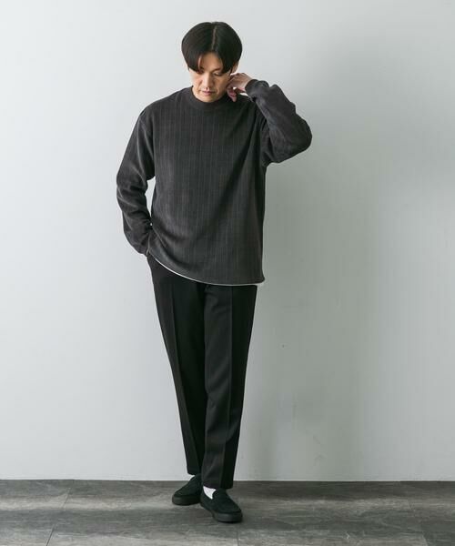 URBAN RESEARCH DOORS / アーバンリサーチ ドアーズ Tシャツ | ジャガードコーデュロイプルオーバー | 詳細7