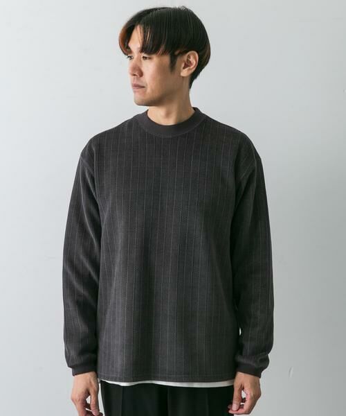 URBAN RESEARCH DOORS / アーバンリサーチ ドアーズ Tシャツ | ジャガードコーデュロイプルオーバー | 詳細8