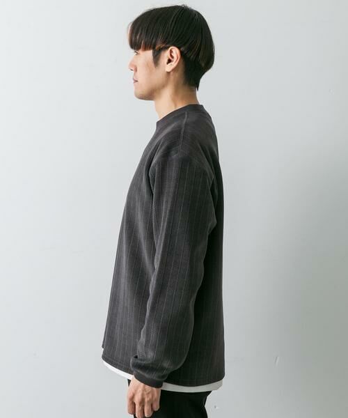 URBAN RESEARCH DOORS / アーバンリサーチ ドアーズ Tシャツ | ジャガードコーデュロイプルオーバー | 詳細9