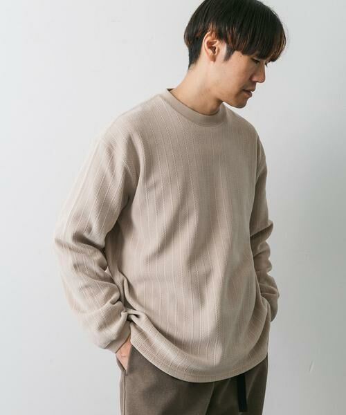 URBAN RESEARCH DOORS / アーバンリサーチ ドアーズ Tシャツ | ジャガードコーデュロイプルオーバー | 詳細18