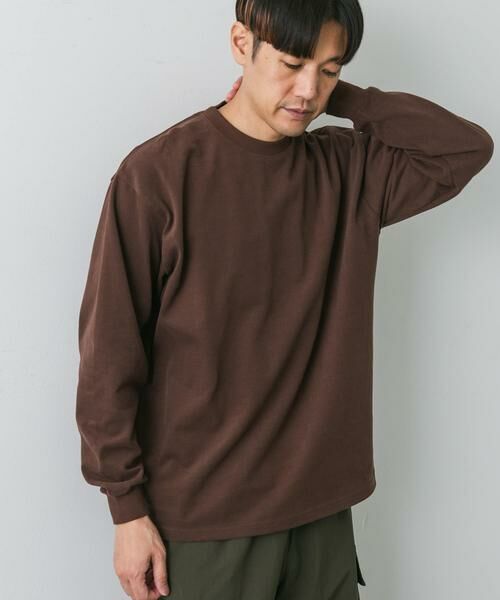 URBAN RESEARCH DOORS / アーバンリサーチ ドアーズ Tシャツ | スウェード起毛天竺 ロングTシャツ | 詳細1