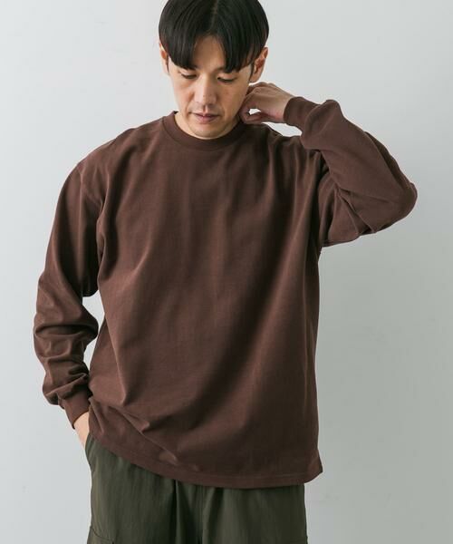 URBAN RESEARCH DOORS / アーバンリサーチ ドアーズ Tシャツ | スウェード起毛天竺 ロングTシャツ | 詳細2