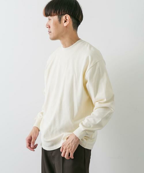 URBAN RESEARCH DOORS / アーバンリサーチ ドアーズ Tシャツ | スウェード起毛天竺 ロングTシャツ | 詳細11