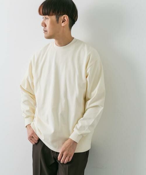 URBAN RESEARCH DOORS / アーバンリサーチ ドアーズ Tシャツ | スウェード起毛天竺 ロングTシャツ | 詳細12