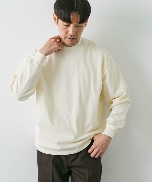 URBAN RESEARCH DOORS / アーバンリサーチ ドアーズ Tシャツ | スウェード起毛天竺 ロングTシャツ | 詳細13