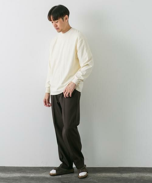 URBAN RESEARCH DOORS / アーバンリサーチ ドアーズ Tシャツ | スウェード起毛天竺 ロングTシャツ | 詳細15