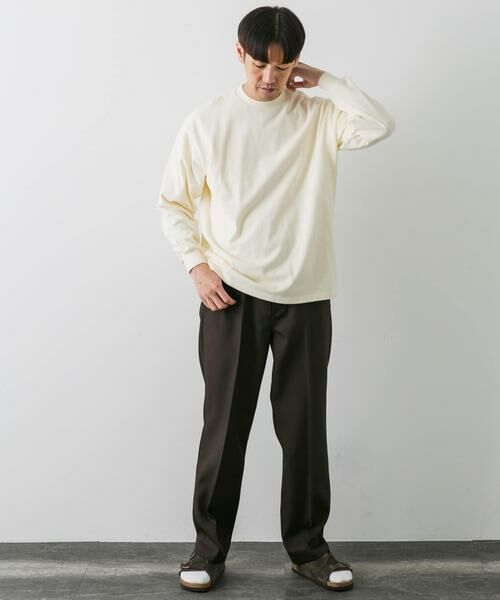 URBAN RESEARCH DOORS / アーバンリサーチ ドアーズ Tシャツ | スウェード起毛天竺 ロングTシャツ | 詳細16