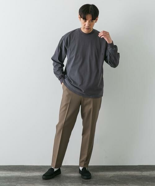 URBAN RESEARCH DOORS / アーバンリサーチ ドアーズ Tシャツ | スウェード起毛天竺 ロングTシャツ | 詳細29