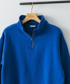 URBAN RESEARCH DOORS / アーバンリサーチ ドアーズ スウェット | コットン裏起毛ハーフジップスウェット