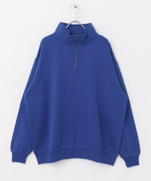 URBAN RESEARCH DOORS / アーバンリサーチ ドアーズ スウェット | コットン裏起毛ハーフジップスウェット | 詳細14