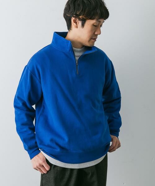 URBAN RESEARCH DOORS / アーバンリサーチ ドアーズ スウェット | コットン裏起毛ハーフジップスウェット | 詳細6