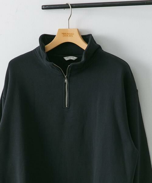 URBAN RESEARCH DOORS / アーバンリサーチ ドアーズ スウェット | コットン裏起毛ハーフジップスウェット | 詳細25