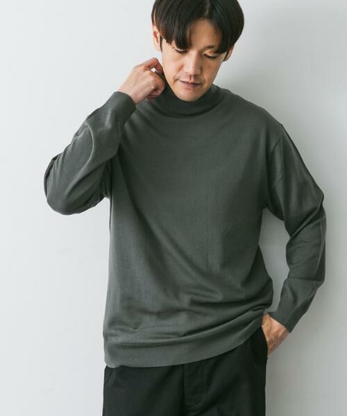 URBAN RESEARCH DOORS / アーバンリサーチ ドアーズ ニット・セーター | マシンウォッシャブルハイゲージタートルニット | 詳細1