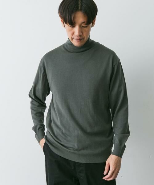 URBAN RESEARCH DOORS / アーバンリサーチ ドアーズ ニット・セーター | マシンウォッシャブルハイゲージタートルニット | 詳細3