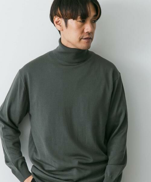 URBAN RESEARCH DOORS / アーバンリサーチ ドアーズ ニット・セーター | マシンウォッシャブルハイゲージタートルニット | 詳細6