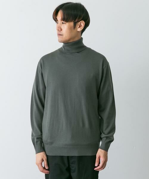URBAN RESEARCH DOORS / アーバンリサーチ ドアーズ ニット・セーター | マシンウォッシャブルハイゲージタートルニット | 詳細7