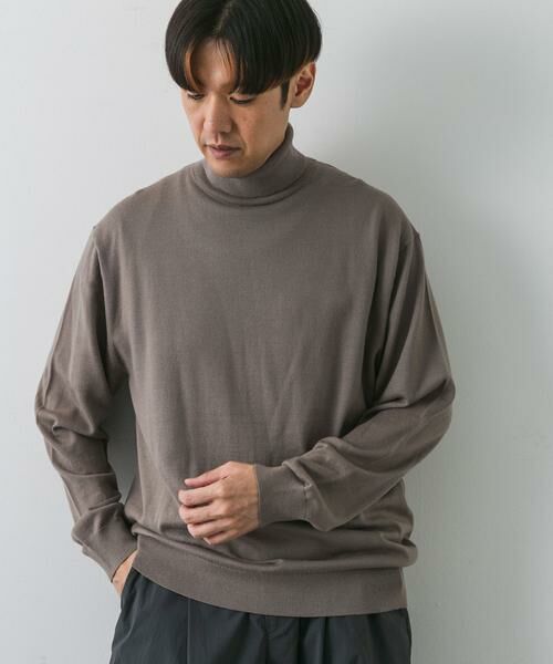 URBAN RESEARCH DOORS / アーバンリサーチ ドアーズ ニット・セーター | マシンウォッシャブルハイゲージタートルニット | 詳細13