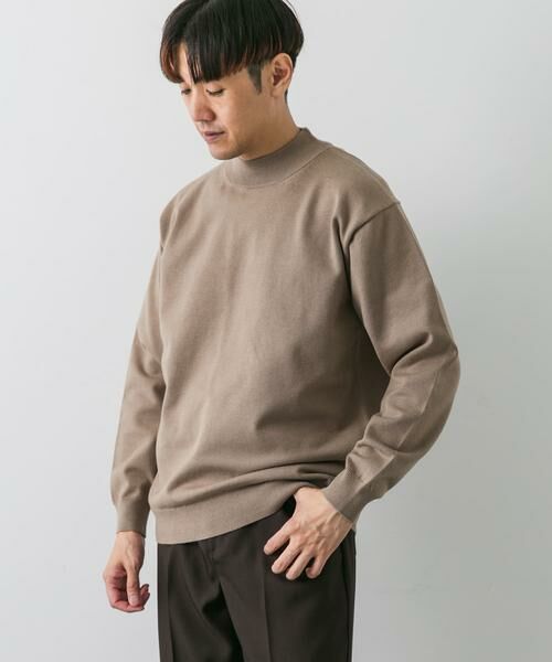 URBAN RESEARCH DOORS / アーバンリサーチ ドアーズ ニット・セーター | 『XLサイズあり』ハイゲージモックネックニット | 詳細1