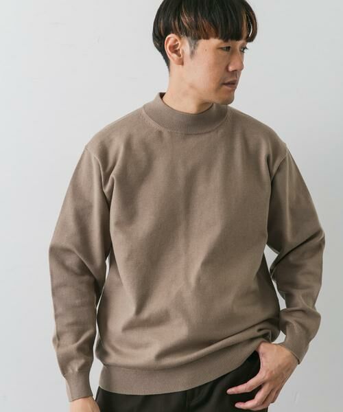 URBAN RESEARCH DOORS / アーバンリサーチ ドアーズ ニット・セーター | 『XLサイズあり』ハイゲージモックネックニット | 詳細2