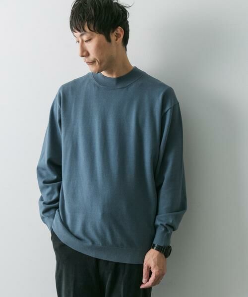 URBAN RESEARCH DOORS / アーバンリサーチ ドアーズ ニット・セーター | 『XLサイズあり』ハイゲージモックネックニット | 詳細20